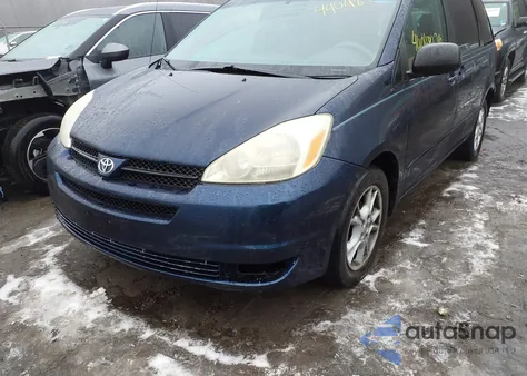 2005 Toyota Sienna Le из США, поврежденный, VIN 5TDBA23C65S047691
